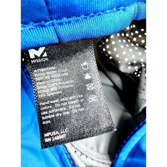 Mission Max Plus Men's Gray Adjustable Head and Chin Logo Boonie Hat - Picture 8 of 12